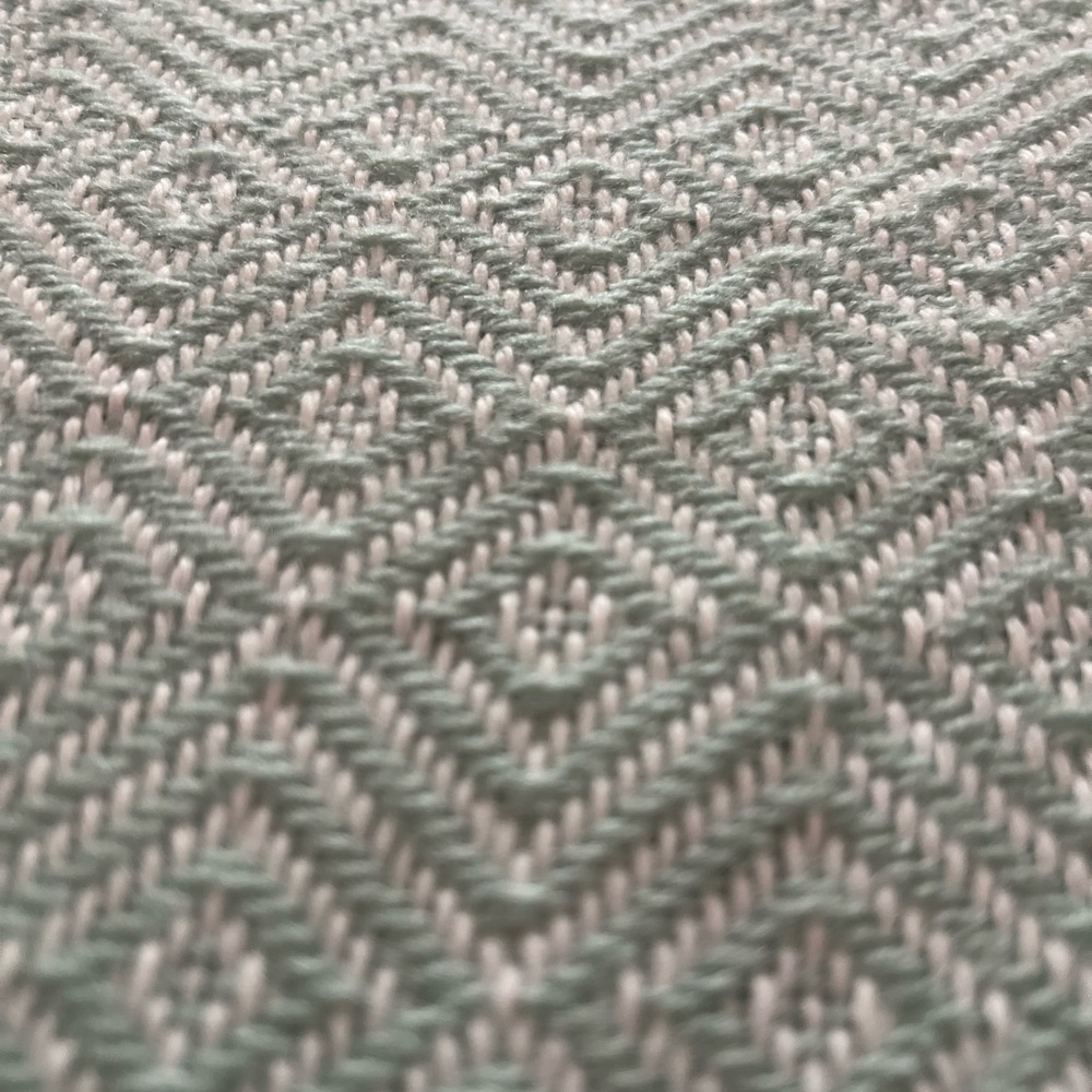 New Peruvian ALPACA Soft Throw Blanket Mint Sea Green Lightweight Alpaca Wool - Picture 6 of 9
